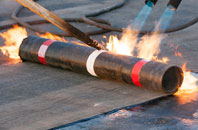 Junction flat roof sealing